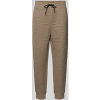 BOSS Green Loose Fit Sweatpants mit Tunnelzug Modell 'Hadiko' in Beige, Größe XL von BOSS Green