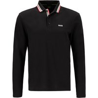 BOSS Green Herren Polo-Shirt schwarz Baumwoll-Piqué von BOSS Green