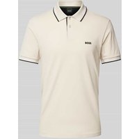 BOSS Green Poloshirt mit Label-Detail Modell 'Paul' in Beige, Größe XXL von BOSS Green