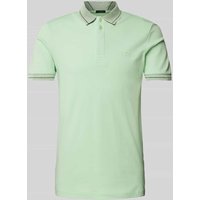 BOSS Green Poloshirt mit Label-Print Modell 'Paule' in Hellgruen, Größe S von BOSS Green