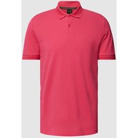 BOSS Green Poloshirt mit Label-Print Modell 'Pio' in Pink, Größe XL von BOSS Green