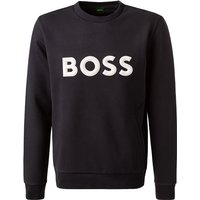 BOSS Green Herren Sweatshirt blau Logo und Motiv von BOSS Green