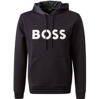 BOSS Green Herren Hoodie blau Logo und Motiv von BOSS Green