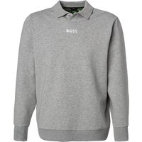 BOSS Green Herren Sweatshirt grau von BOSS Green