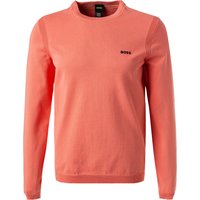 BOSS Green Herren Pullover orange Baumwolle unifarben von BOSS Green