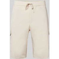 BOSS Green Regular Fit Cargoshorts mit elastischem Bund Modell 'Urbanex' in Beige, Größe 56 von BOSS Green