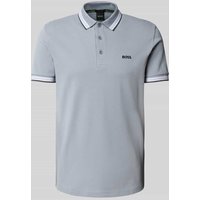 BOSS Green Regular Fit Poloshirt aus reiner Baumwolle in Rauchblau, Größe XXL BOSS Green Regular Fit Poloshirt aus reiner Baumwolle in Rauchblau, Größe XXL von BOSS Green