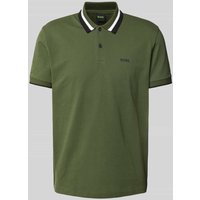 BOSS Green Regular Fit Poloshirt mit Label-Print Modell 'Paddy' in Dunkelgruen, Größe XXL BOSS Green Regular Fit Poloshirt mit Label-Print Modell 'Paddy' in Dunkelgruen, Größe XXL von BOSS Green