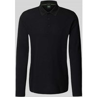 BOSS Green Regular Fit Poloshirt mit Label Stitching Modell 'PLISY' in Black, Größe M BOSS Green Regular Fit Poloshirt mit Label Stitching Modell 'PLISY' in Black, Größe M von BOSS Green