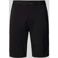 BOSS Green Regular Fit Shorts mit Gürtelschlaufen Modell 'Commuter' in Black, Größe 52 von BOSS Green