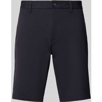 BOSS Green Regular Fit Shorts mit Gürtelschlaufen Modell 'Commuter' in Marine, Größe 46 von BOSS Green