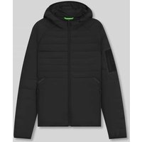 BOSS Green Regular Fit Steppjacke mit Reißverschlusstaschen Modell 'URBANEX' in Black, Größe L von BOSS Green
