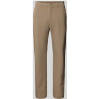 BOSS Green Regular Fit Stoffhose mit Bügelfalten Modell 'Commuter' in Beige, Größe 54 von BOSS Green
