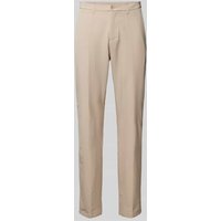 BOSS Green Regular Fit Stoffhose mit Eingrifftaschen Modell 'Commuter' in Beige, Größe 48 von BOSS Green