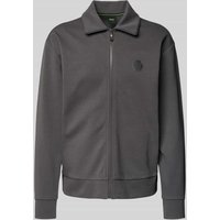 BOSS Green Regular Fit Sweatjacke aus Baumwoll-Mix Modell 'FUTURE' in Dunkelgrau, Größe L BOSS Green Regular Fit Sweatjacke aus Baumwoll-Mix Modell 'FUTURE' in Dunkelgrau, Größe L von BOSS Green