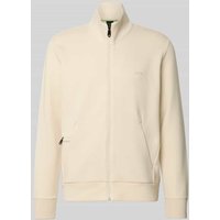 BOSS Green Regular Fit Sweatjacke aus Baumwoll-Mix Modell 'SKAZ' in Offwhite, Größe XL BOSS Green Regular Fit Sweatjacke aus Baumwoll-Mix Modell 'SKAZ' in Offwhite, Größe XL von BOSS Green