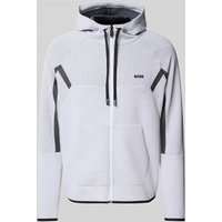 BOSS Green Regular Fit Sweatjacke mit Baumwolle in Weiss, Größe XXL von BOSS Green