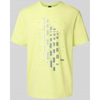 BOSS Green Regular Fit T-Shirt aus Baumwoll-Mix Modell 'GRX ZONE' in Hellgruen, Größe XXL von BOSS Green