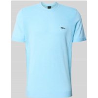 BOSS Green Regular Fit T-Shirt aus Baumwoll-Mix Modell 'MOMENTUM' in Hellblau, Größe L BOSS Green Regular Fit T-Shirt aus Baumwoll-Mix Modell 'MOMENTUM' in Hellblau, Größe L von BOSS Green