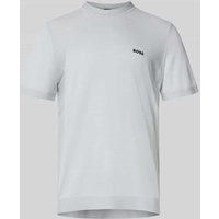 BOSS Green Regular Fit T-Shirt aus Baumwoll-Mix Modell 'MOMENTUM' in Hellgrau, Größe XXXL von BOSS Green