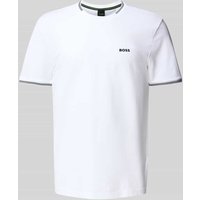 BOSS Green Regular Fit T-Shirt aus Baumwoll-Mix Modell 'TAUL' in Weiss, Größe XXL von BOSS Green
