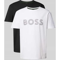 BOSS Green Regular Fit T-Shirt aus Baumwoll-Mix im 2er-Pack in Black, Größe XXL BOSS Green Regular Fit T-Shirt aus Baumwoll-Mix im 2er-Pack in Black, Größe XXL von BOSS Green
