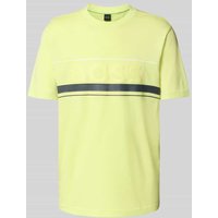 BOSS Green Regular Fit T-Shirt aus reiner Baumwolle Modell 'ICONIC ZONE' in Hellgruen, Größe XXL von BOSS Green