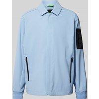 BOSS Green Relaxed Fit Jacke mit Eingrifftaschen Modell 'League' in Hellblau, Größe XXXL von BOSS Green
