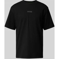 BOSS Green Relaxed Fit T-Shirt aus reiner Baumwolle in Black, Größe XL von BOSS Green