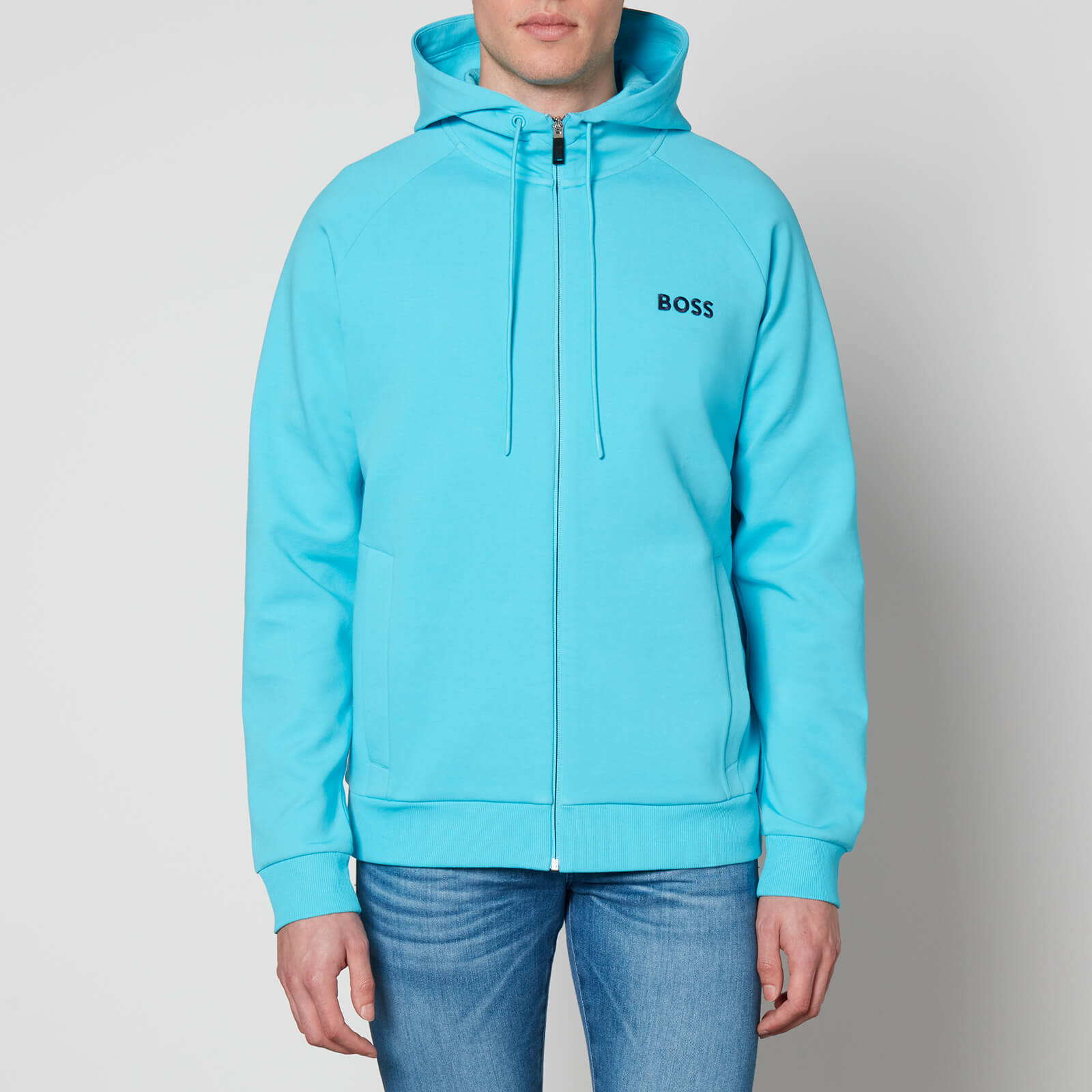 BOSS Green Saggy Cotton-Blend Jersey Hoodie - S von BOSS Green