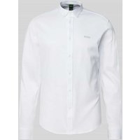 BOSS Green Slim Fit Freizeithemd mit Button-Down-Kragen Modell 'MOTION' in Weiss, Größe XXL von BOSS Green