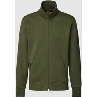 BOSS Green Sweatjacke mit Eingrifftaschen Modell 'Skaz' in Oliv, Größe M von BOSS Green