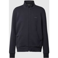 BOSS Green Sweatjacke mit Stehkragen Modell 'Skaz' in Marine, Größe XXXL von BOSS Green
