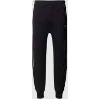 BOSS Green Sweatpants mit Label-Schriftzug Modell 'Hadikonos' in Black, Größe L von BOSS Green