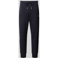 BOSS Green Sweatpants mit Label-Schriftzug Modell 'Hadikonos' in Marine, Größe XL von BOSS Green