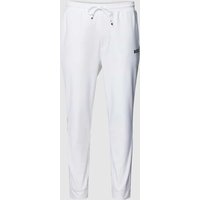 BOSS Green Sweatpants mit elastischem Bund Modell 'Hicon' in Weiss, Größe XXXL von BOSS Green