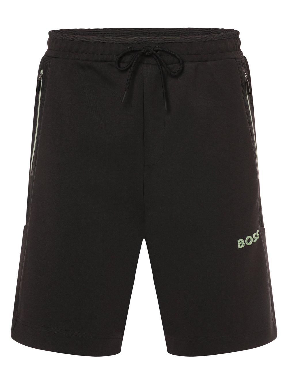 BOSS Green Sweatshorts Herren Baumwolle, anthrazit von BOSS Green