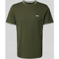 BOSS Green T-Shirt mit Label-Print Modell 'Taul' in Dunkelgruen, Größe XXL BOSS Green T-Shirt mit Label-Print Modell 'Taul' in Dunkelgruen, Größe XXL von BOSS Green