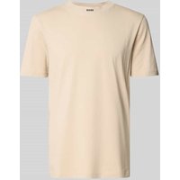 BOSS Green T-Shirt mit Label-Print in Beige, Größe XXL von BOSS Green