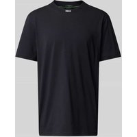 BOSS Green T-Shirt mit Label-Print in Black, Größe S von BOSS Green
