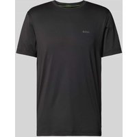 BOSS Green T-Shirt mit Label-Print in Black, Größe XXL von BOSS Green