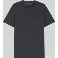 BOSS Green T-Shirt mit Label-Print in Dunkelgrau, Größe XXL von BOSS Green