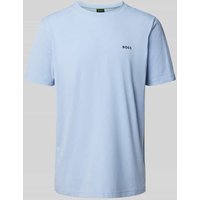 BOSS Green T-Shirt mit Label-Print in Hellblau, Größe XXL BOSS Green T-Shirt mit Label-Print in Hellblau, Größe XXL von BOSS Green