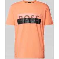 BOSS Green T-Shirt mit Label-Print in Hellrot, Größe XXL von BOSS Green