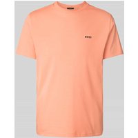 BOSS Green T-Shirt mit Label-Print in Hellrot, Größe XXL von BOSS Green