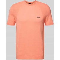 BOSS Green T-Shirt mit Label-Print in Lachs, Größe XXL von BOSS Green
