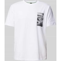 BOSS Green T-Shirt mit Motiv-Print in Weiss, Größe XXL von BOSS Green