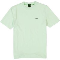 BOSS Green Herren T-Shirt grün Baumwolle von BOSS Green