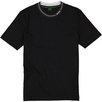 BOSS Green Herren T-Shirt schwarz Baumwolle von BOSS Green