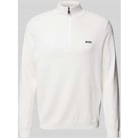 BOSS Green Troyer mit Label-Detail Modell 'Momentum' in Weiss, Größe XXL von BOSS Green